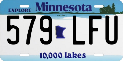 MN license plate 579LFU