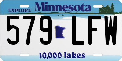 MN license plate 579LFW