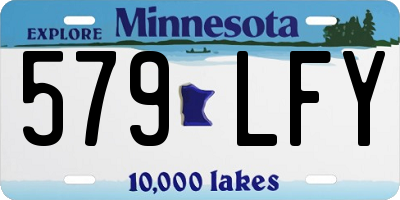 MN license plate 579LFY