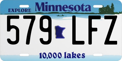 MN license plate 579LFZ