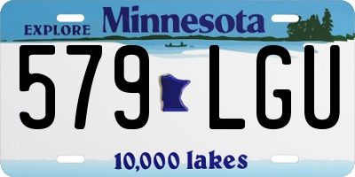 MN license plate 579LGU
