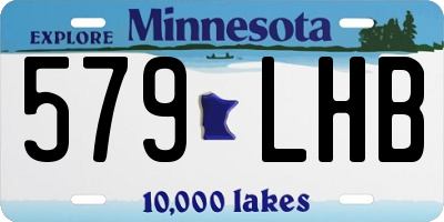 MN license plate 579LHB