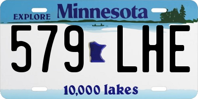 MN license plate 579LHE