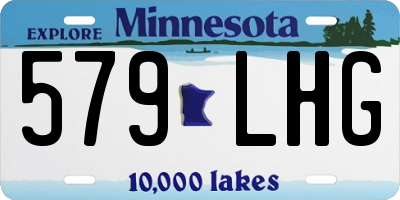 MN license plate 579LHG