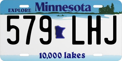 MN license plate 579LHJ