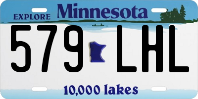 MN license plate 579LHL