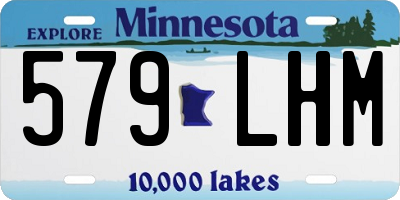 MN license plate 579LHM