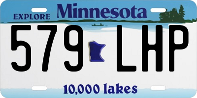 MN license plate 579LHP