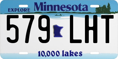 MN license plate 579LHT