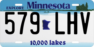MN license plate 579LHV
