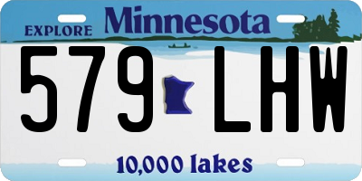 MN license plate 579LHW