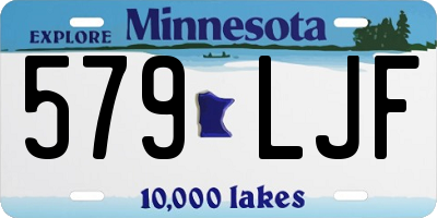 MN license plate 579LJF