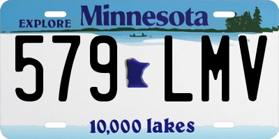 MN license plate 579LMV