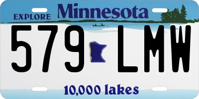 MN license plate 579LMW