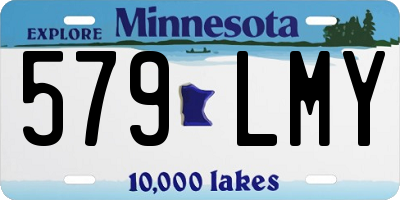 MN license plate 579LMY