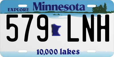 MN license plate 579LNH