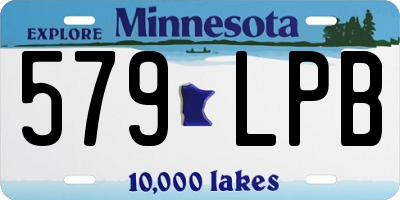 MN license plate 579LPB
