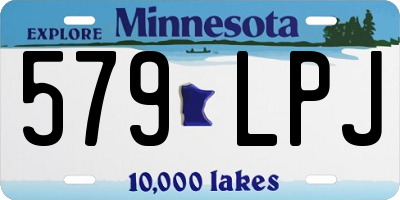 MN license plate 579LPJ
