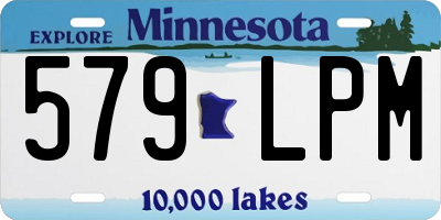 MN license plate 579LPM