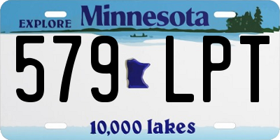 MN license plate 579LPT