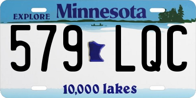 MN license plate 579LQC