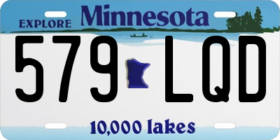 MN license plate 579LQD