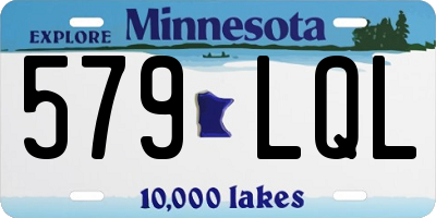 MN license plate 579LQL