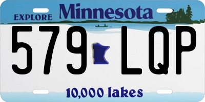MN license plate 579LQP