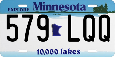 MN license plate 579LQQ