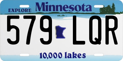 MN license plate 579LQR