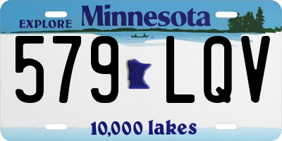 MN license plate 579LQV