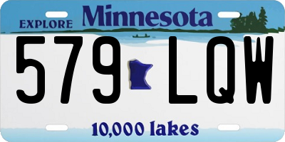 MN license plate 579LQW