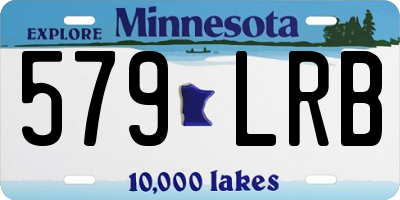 MN license plate 579LRB