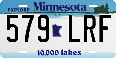 MN license plate 579LRF