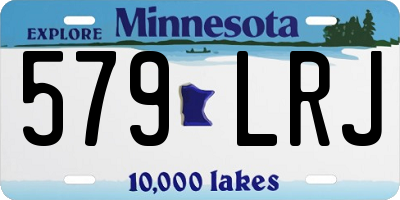 MN license plate 579LRJ