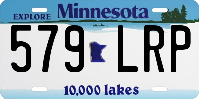 MN license plate 579LRP