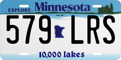 MN license plate 579LRS