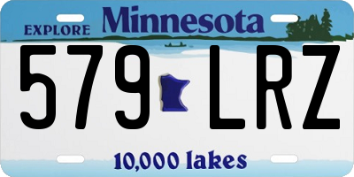 MN license plate 579LRZ