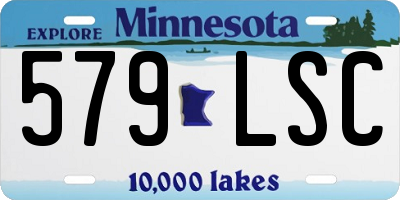 MN license plate 579LSC