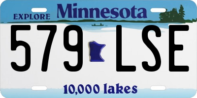 MN license plate 579LSE