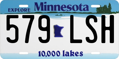 MN license plate 579LSH