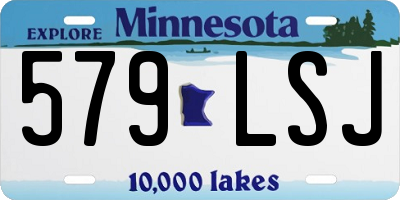 MN license plate 579LSJ