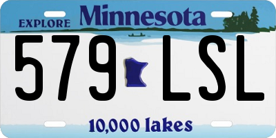 MN license plate 579LSL