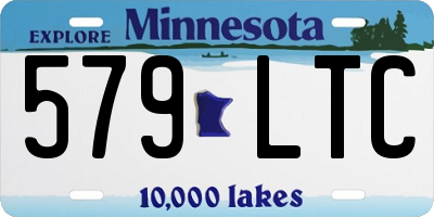 MN license plate 579LTC