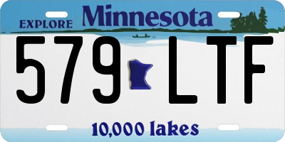 MN license plate 579LTF