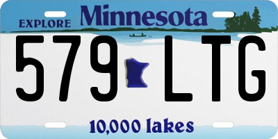MN license plate 579LTG