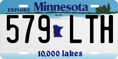 MN license plate 579LTH