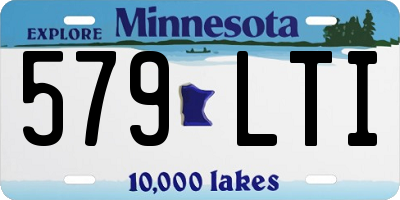 MN license plate 579LTI