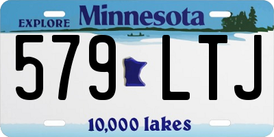 MN license plate 579LTJ