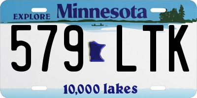 MN license plate 579LTK